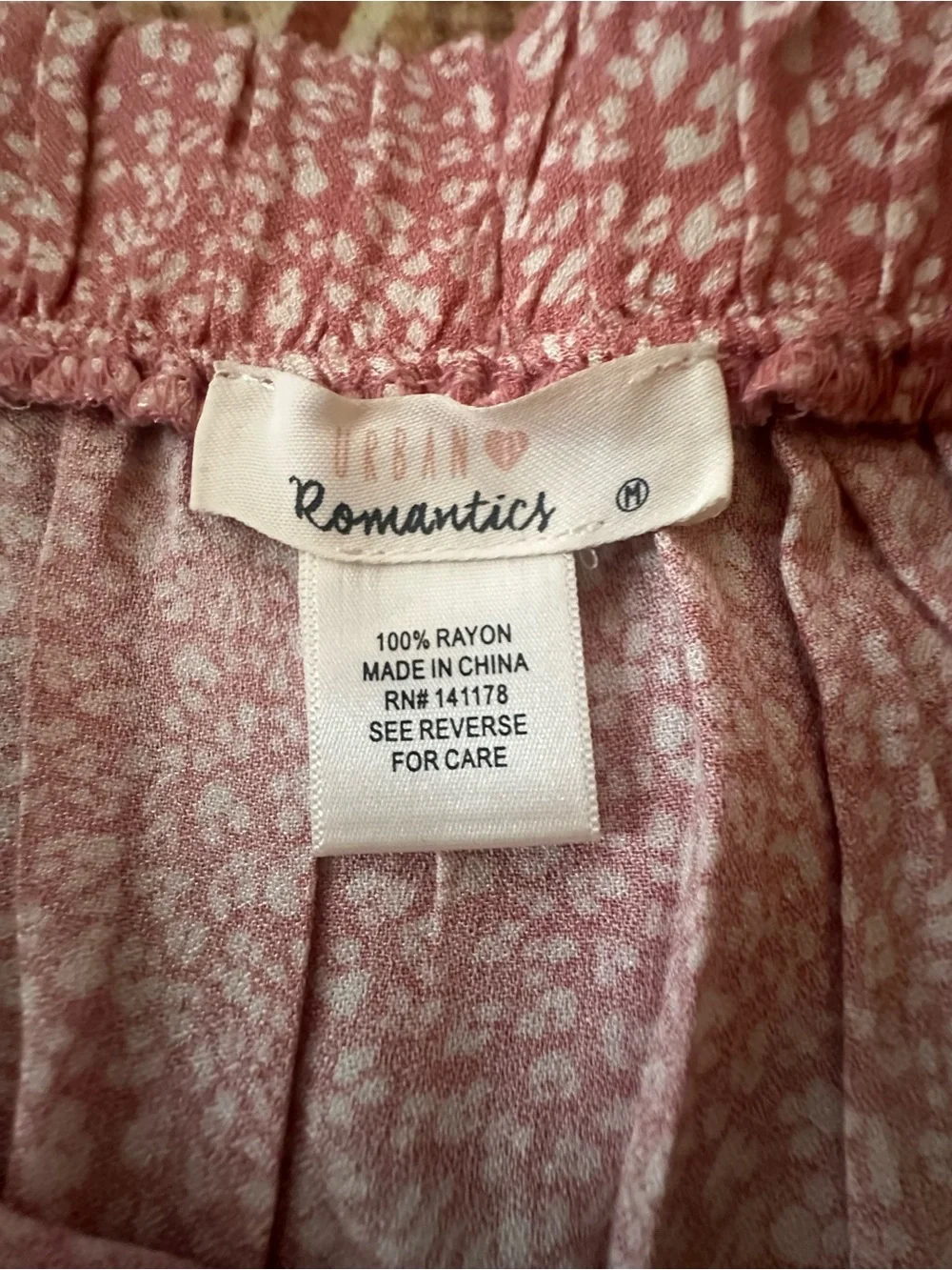 URBAN Romantics Dusty Rose Floral Tie-Front Skater Skirt